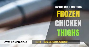 Boiling Frozen Chicken Thighs: Time-Saving Tips for Perfect Results
