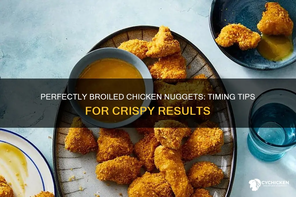 how long does it take to broil chicken nuggets