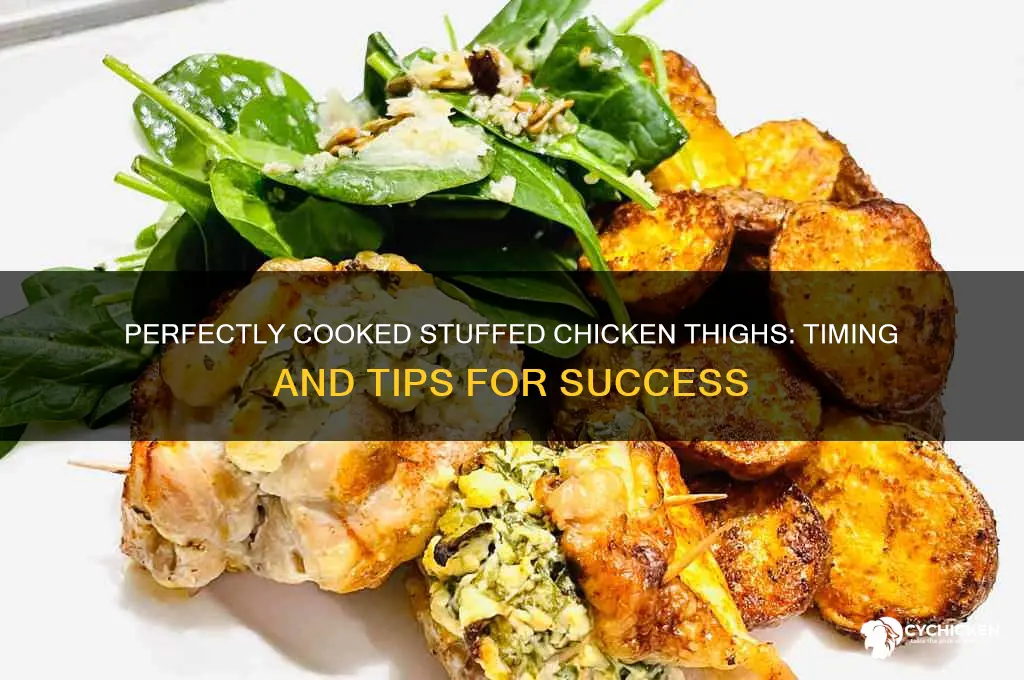 how long does it take to cook stuffed chicken thighs