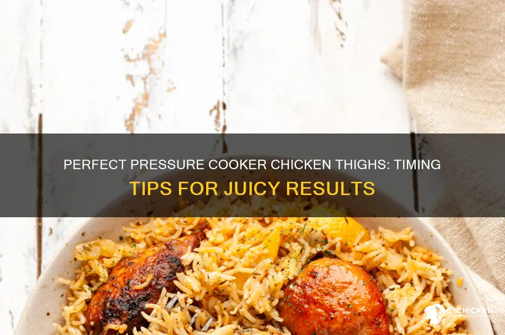 how long does it take to pressure cook chicken thighs