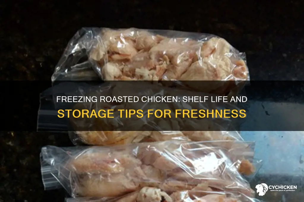 how long does roasted chicken last in the freezer
