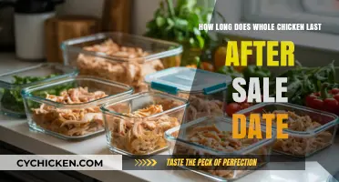 Freshness Timeline: How Long Does Whole Chicken Last Post-Sale Date?