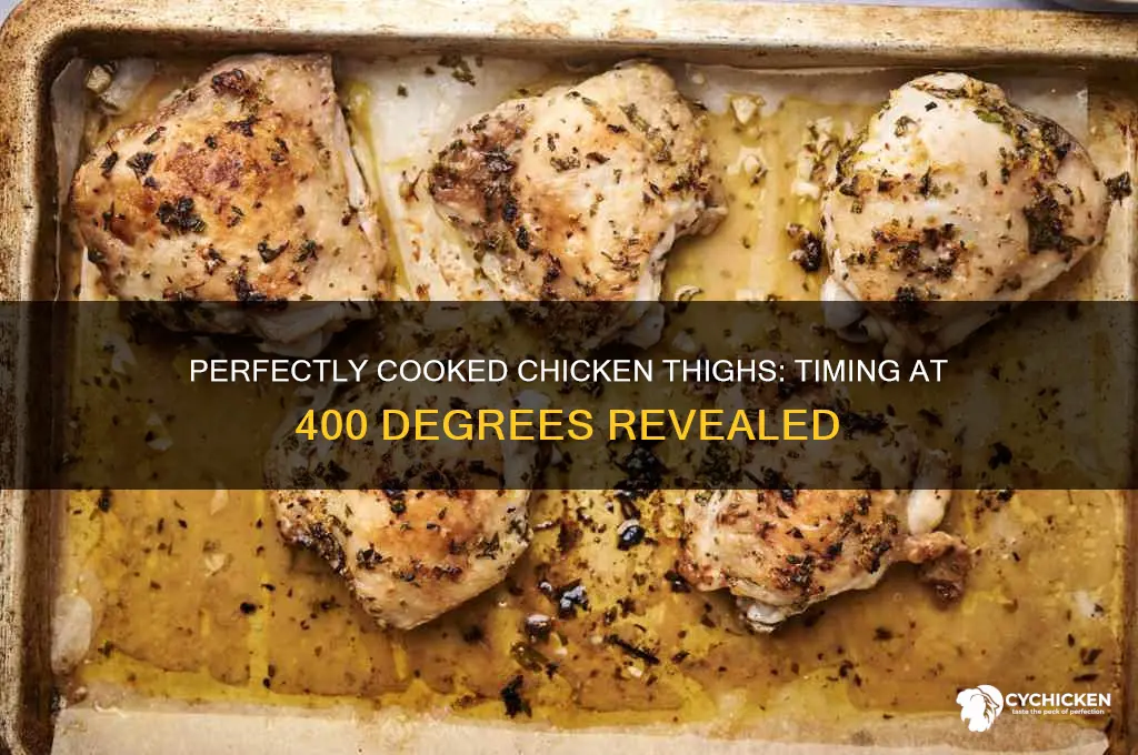 how long for chicken thighs at 400 degrees
