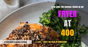 Perfect Air Fryer Chicken Thighs: 400°F Cooking Time Guide