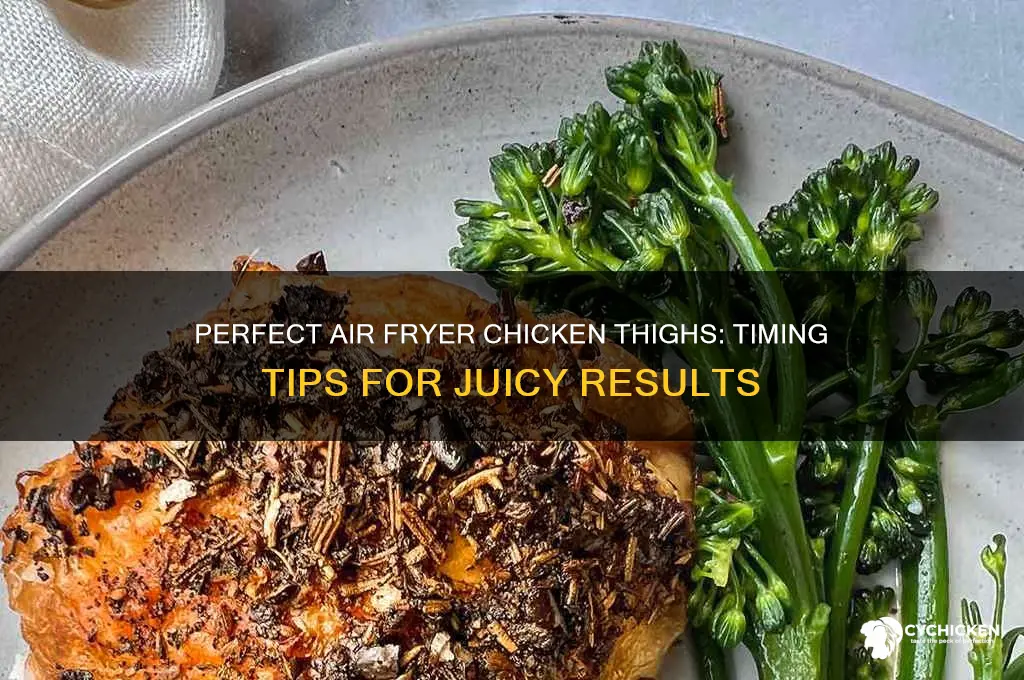how long for chicken thighs in airfryer