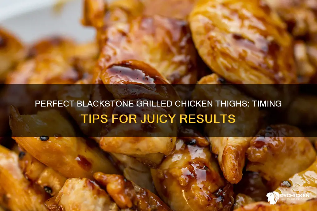 how long for chicken thighs on blackstone