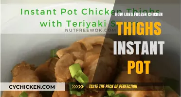 Instant Pot Frozen Chicken Thighs: Perfect Cooking Time Guide