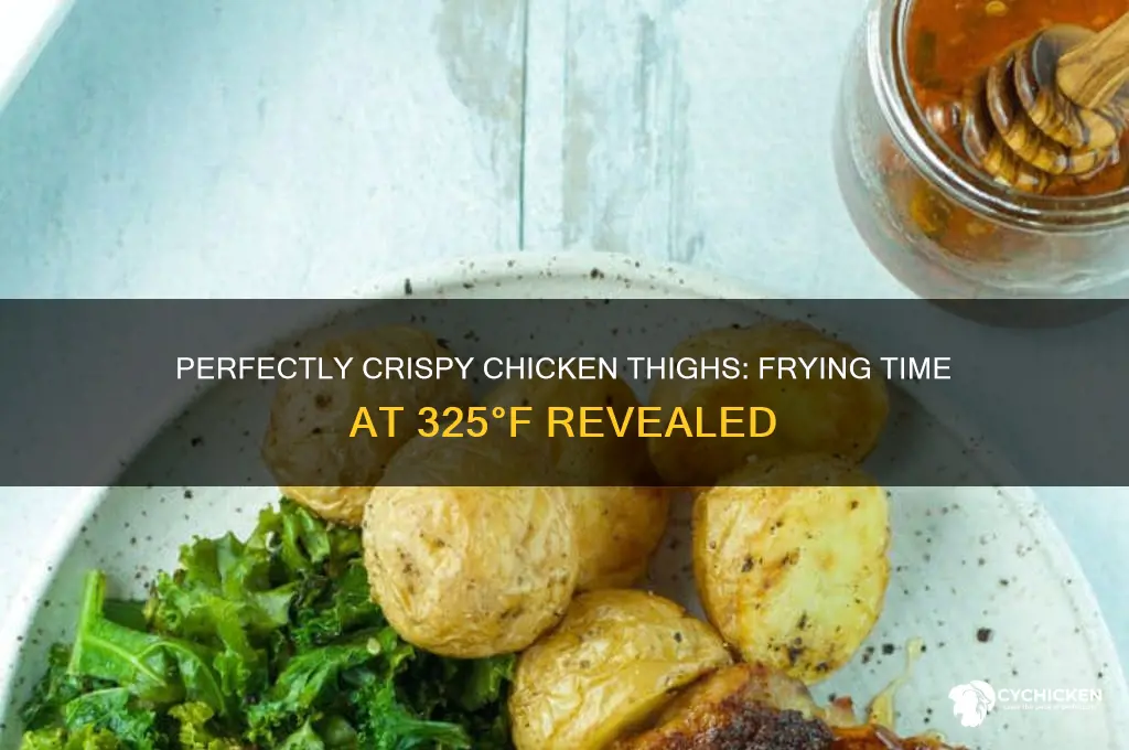 how long fry chicken thighs at 325