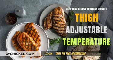 Perfect Chicken Thighs: George Foreman Grill Temperature Tips