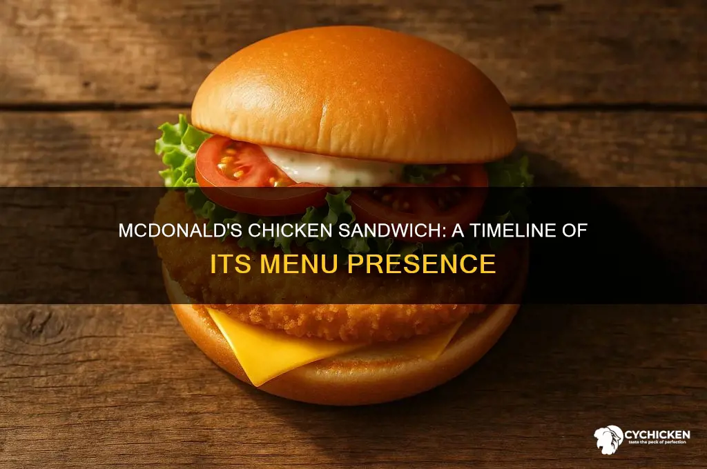 how long has mcdonald