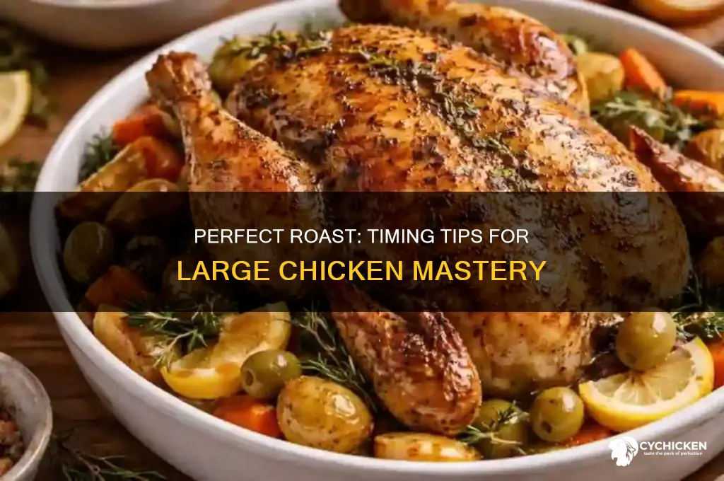 how long roast large chicken
