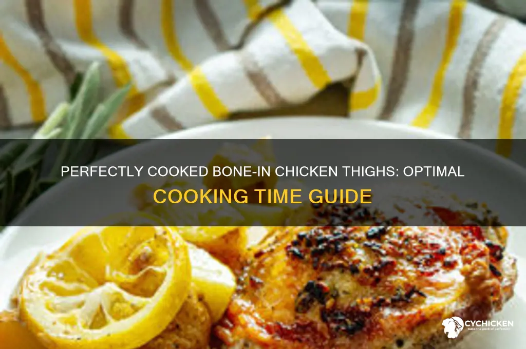 how long should a bone chicken thigh be cooked