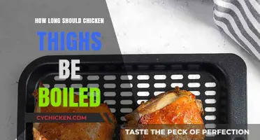 Perfectly Boiled Chicken Thighs: Timing Tips for Juicy Results