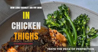 Perfect Air Fryer Bone-In Chicken Thighs: Ideal Cooking Time Guide