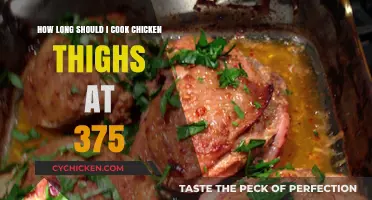 Perfectly Cooked Chicken Thighs: Ideal Time at 375°F Revealed