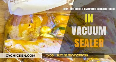 Vacuum Sealed Chicken Thighs: Optimal Marinating Time for Perfect Flavor