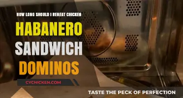 Reheating Domino's Chicken Habanero Sandwich: Perfect Timing Tips