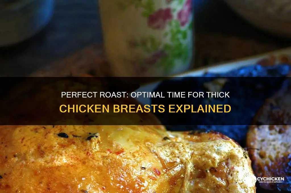 how long should i roast thick chicken breast