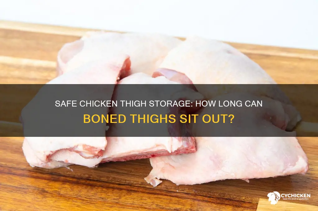 how long should you leave boned chicken thighs out