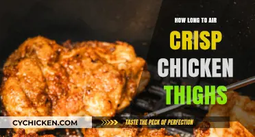 Perfectly Crispy Chicken Thighs: Air Fryer Cooking Time Guide