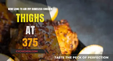 Perfect Air Fryer Boneless Chicken Thighs at 375°F: Timing Tips
