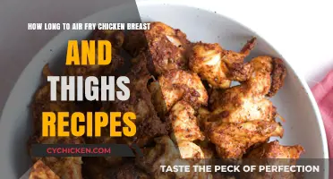 Perfect Air Fryer Times for Juicy Chicken Breasts and Thighs