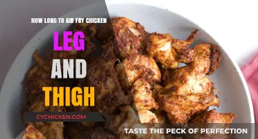 Perfect Air Fryer Chicken: Leg and Thigh Cooking Time Guide