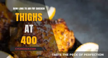 Perfect Air Fryer Chicken Thighs: 400°F Cooking Time Guide