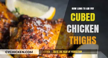 Perfect Air Fryer Cubed Chicken Thighs: Timing and Tips