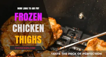 Perfectly Crispy Air Fryer Frozen Chicken Thighs: Timing Tips