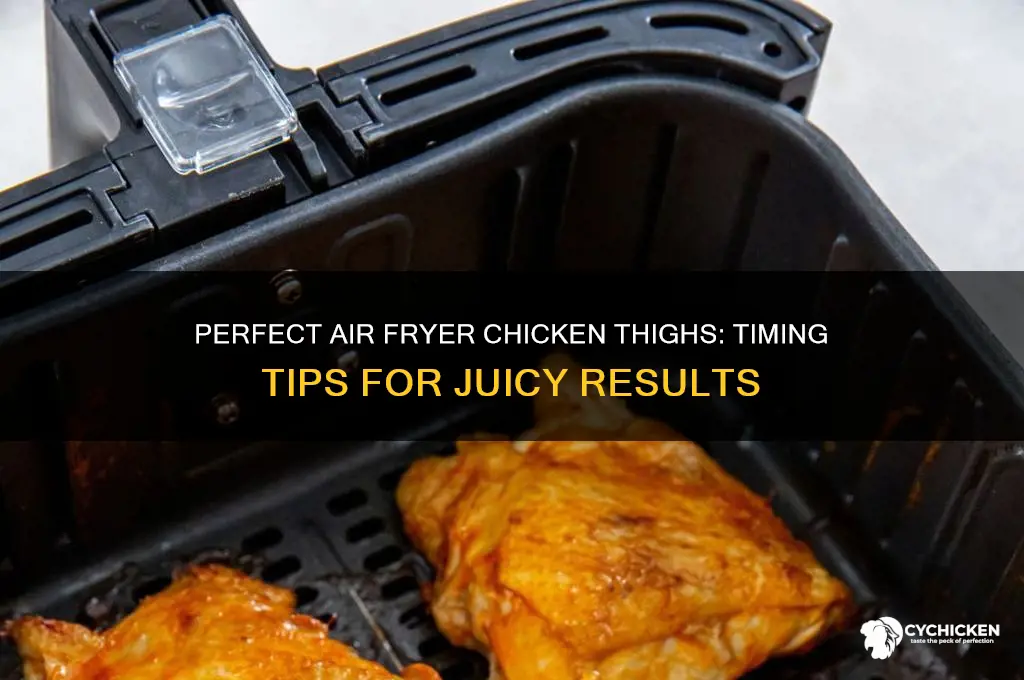how long to airfry chicken thighs