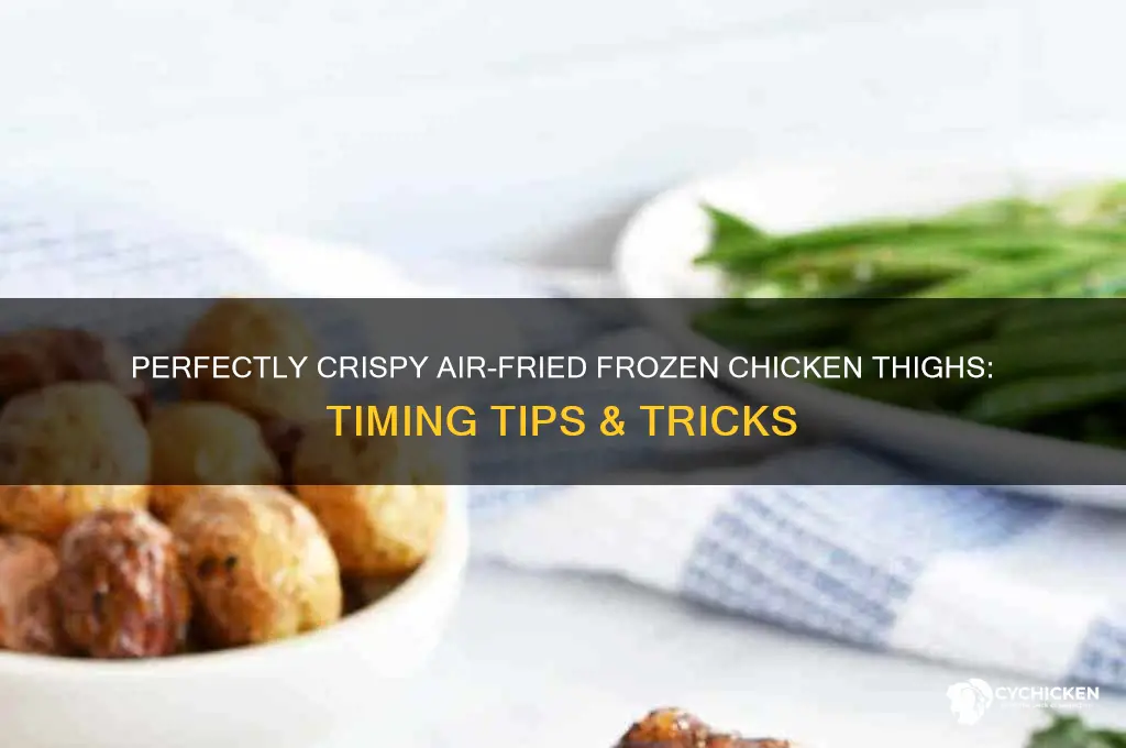 how long to airfry frozen chicken thigh