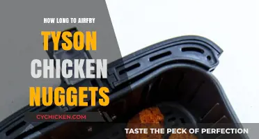 Perfect Air Fryer Time for Crispy Tyson Chicken Nuggets