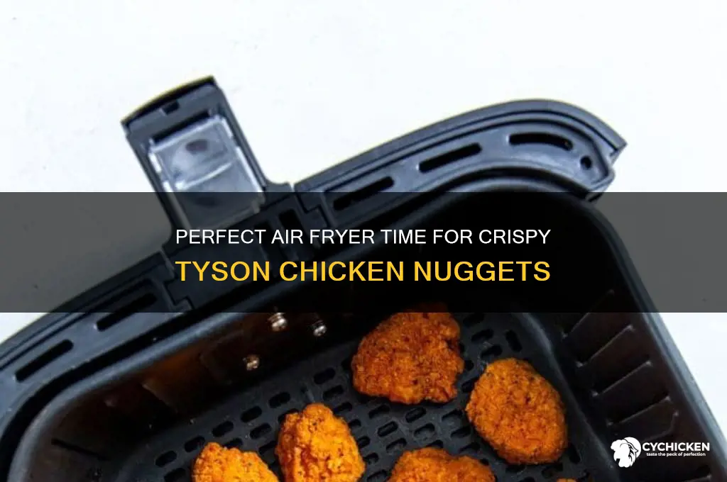 how long to airfry tyson chicken nuggets