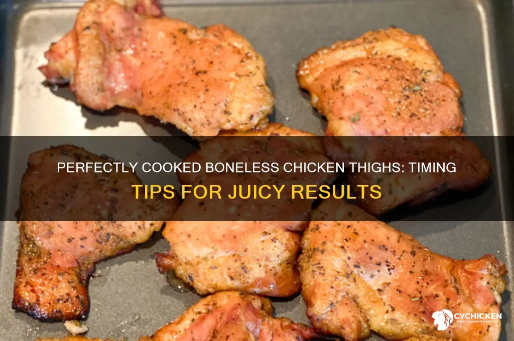 how long to ake boneless chicken thighs