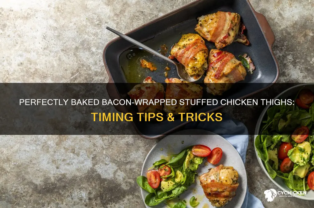 how long to backe bacon wrapped stuffed chicken thighs