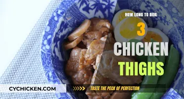 Perfectly Cooked Chicken Thighs: Optimal Boiling Time for 3 Pieces