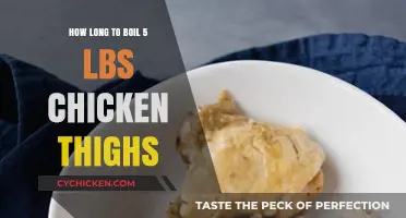 Perfectly Boiled 5 lbs Chicken Thighs: Timing and Tips