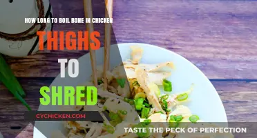 Perfectly Shredded Bone-In Chicken Thighs: Optimal Boiling Time Guide