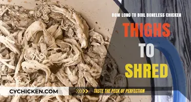 Perfectly Shredded Chicken Thighs: Optimal Boiling Time Guide