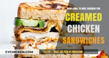 Perfectly Boiled Chicken for Creamy Sandwiches: Timing Tips