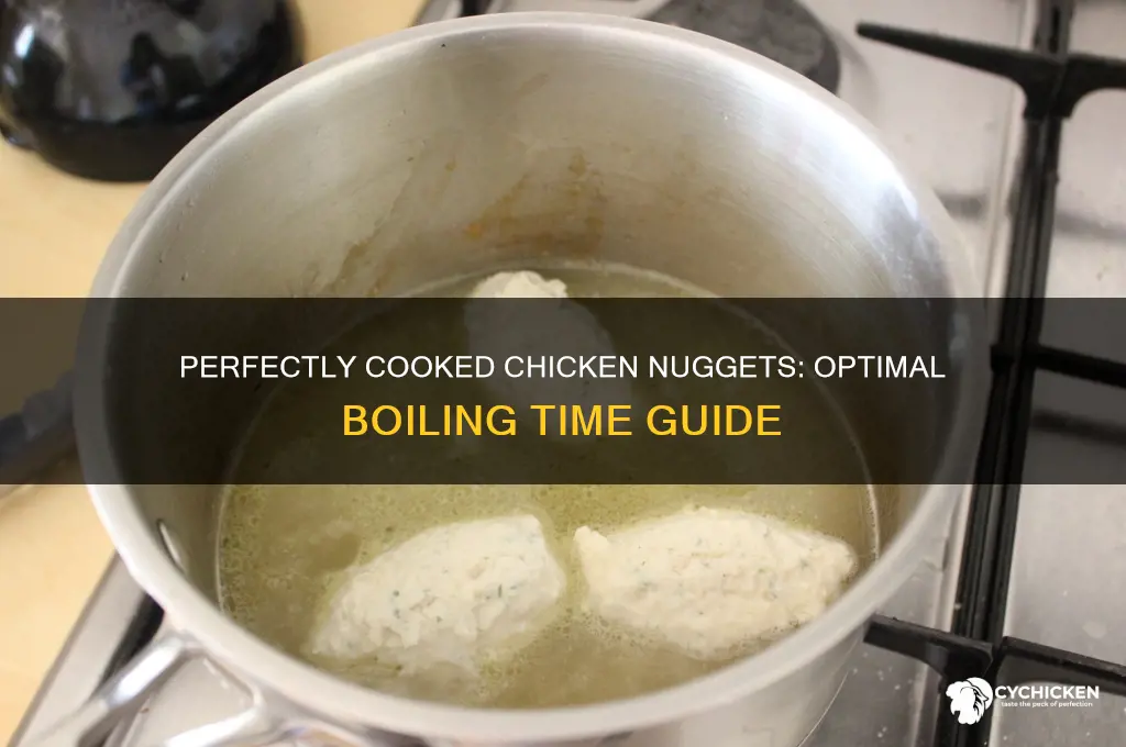 how long to boil chicken nuggets