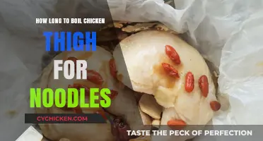 Perfectly Boiled Chicken Thighs for Noodles: Timing and Tips