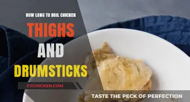Perfectly Cooked Chicken: Boiling Thighs and Drumsticks Timing Guide