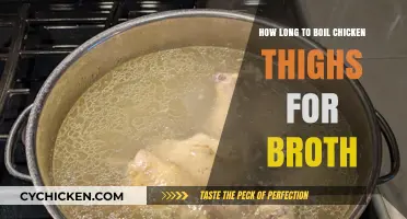 Perfect Chicken Thigh Broth: Optimal Boiling Time Revealed