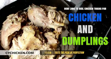 Perfect Chicken Thighs for Dumplings: Ideal Boiling Time Guide