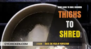 Perfectly Shredded Chicken Thighs: Optimal Boiling Time Guide