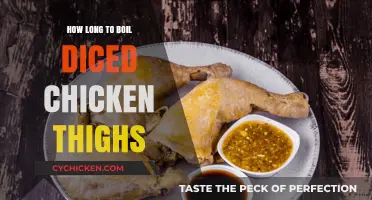 Perfectly Cooked Diced Chicken Thighs: Optimal Boiling Time Guide