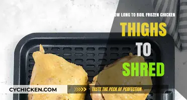 Shredding Frozen Chicken Thighs: Perfect Boiling Time Guide