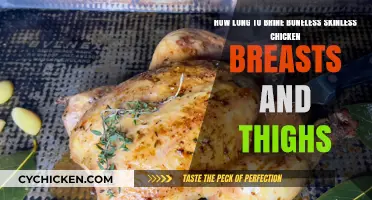 Perfect Brine Time for Juicy Chicken Breasts and Thighs